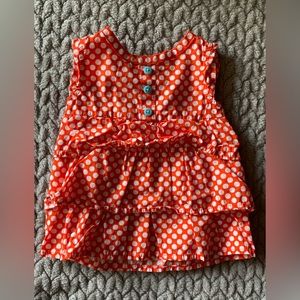 Red and White Polkadot Layered Dress from Carter’s in 3M
